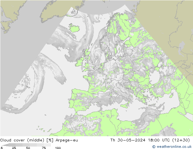 Bulutlar (orta) Arpege-eu Per 30.05.2024 18 UTC