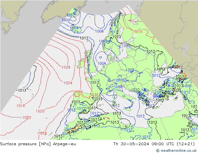      Arpege-eu  30.05.2024 09 UTC