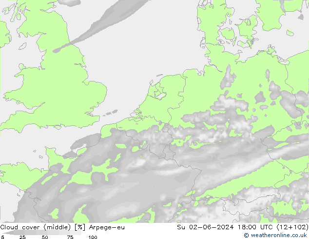 Bewolking (Middelb.) Arpege-eu zo 02.06.2024 18 UTC