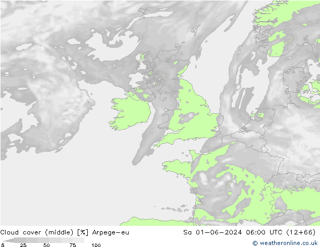 zachmurzenie (środk.) Arpege-eu so. 01.06.2024 06 UTC