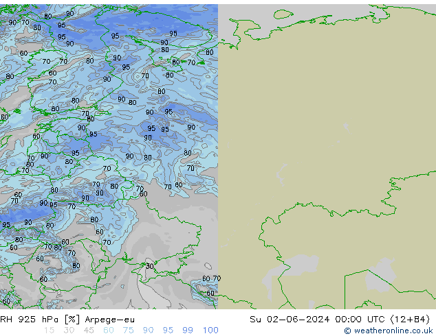 RV 925 hPa Arpege-eu zo 02.06.2024 00 UTC