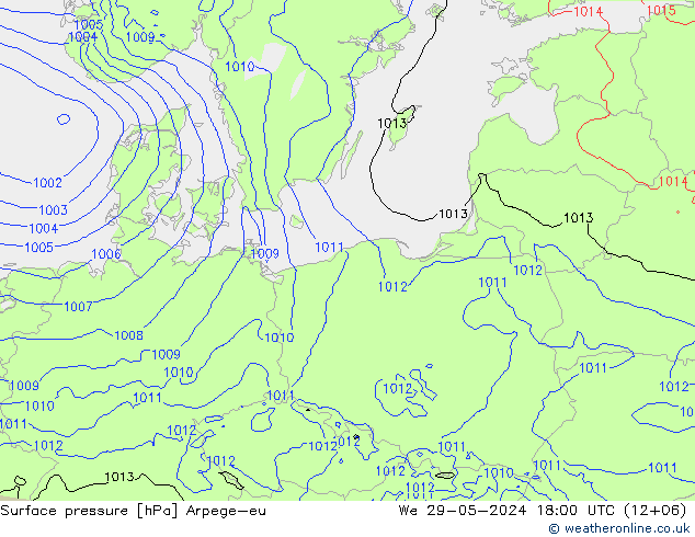      Arpege-eu  29.05.2024 18 UTC