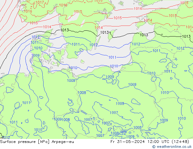 pressão do solo Arpege-eu Sex 31.05.2024 12 UTC