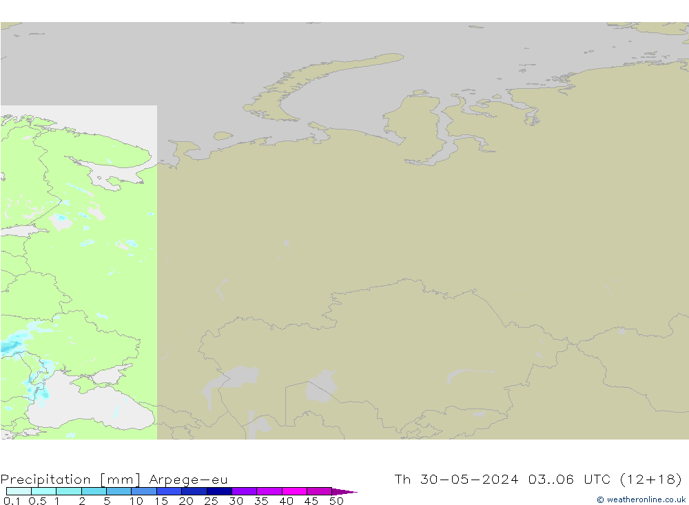 opad Arpege-eu czw. 30.05.2024 06 UTC