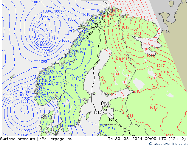 pression de l'air Arpege-eu jeu 30.05.2024 00 UTC