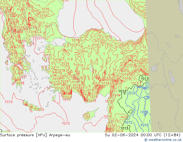 ciśnienie Arpege-eu nie. 02.06.2024 00 UTC