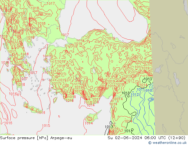 ciśnienie Arpege-eu nie. 02.06.2024 06 UTC