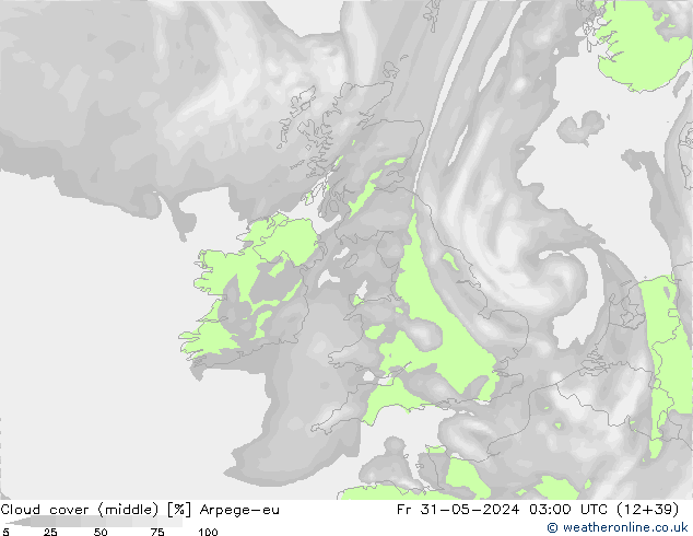 облака (средний) Arpege-eu пт 31.05.2024 03 UTC