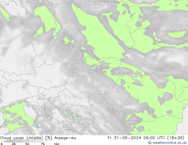 Bulutlar (orta) Arpege-eu Cu 31.05.2024 06 UTC