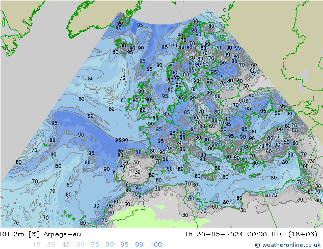 2m Nispi Nem Arpege-eu Per 30.05.2024 00 UTC