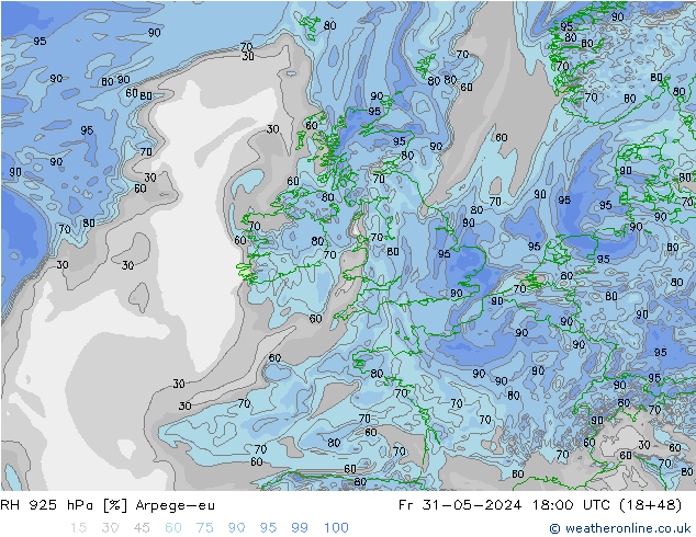 RV 925 hPa Arpege-eu vr 31.05.2024 18 UTC