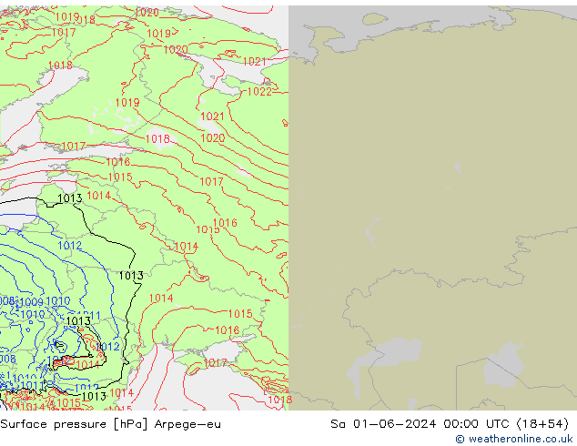 Bodendruck Arpege-eu Sa 01.06.2024 00 UTC