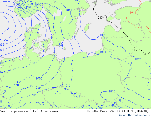 pression de l'air Arpege-eu jeu 30.05.2024 00 UTC