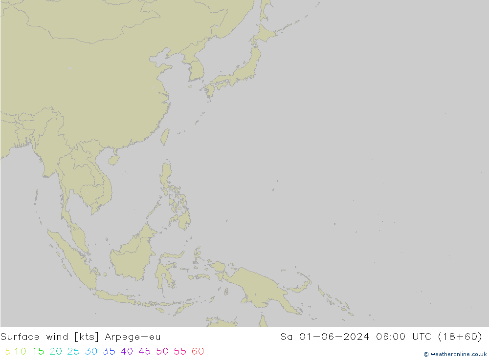  10 m Arpege-eu  01.06.2024 06 UTC