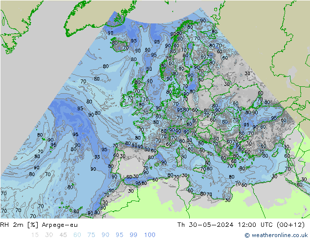 2m Nispi Nem Arpege-eu Per 30.05.2024 12 UTC