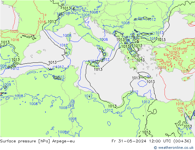 ciśnienie Arpege-eu pt. 31.05.2024 12 UTC