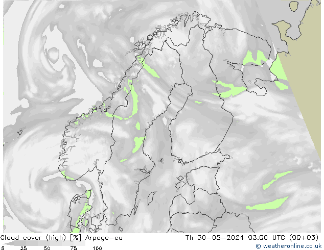 Bulutlar (yüksek) Arpege-eu Per 30.05.2024 03 UTC
