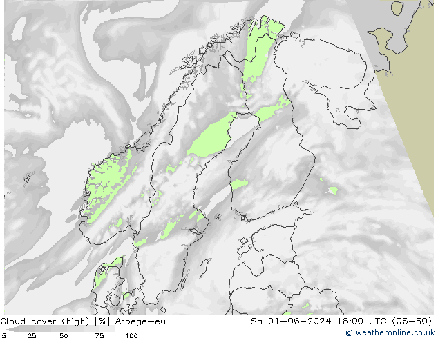облака (средний) Arpege-eu сб 01.06.2024 18 UTC