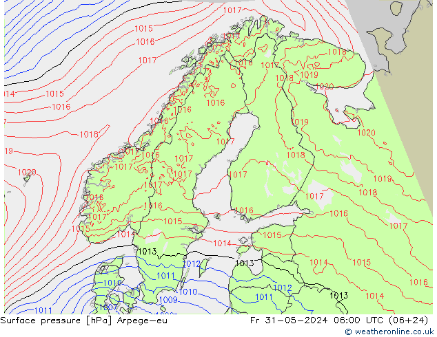      Arpege-eu  31.05.2024 06 UTC