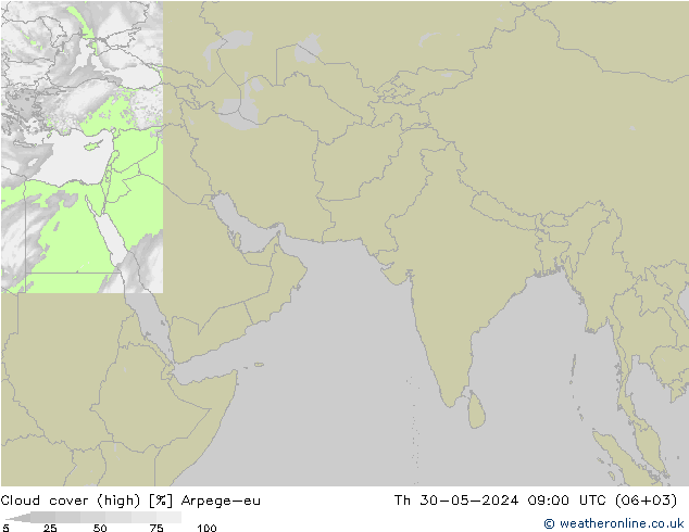 Bulutlar (yüksek) Arpege-eu Per 30.05.2024 09 UTC