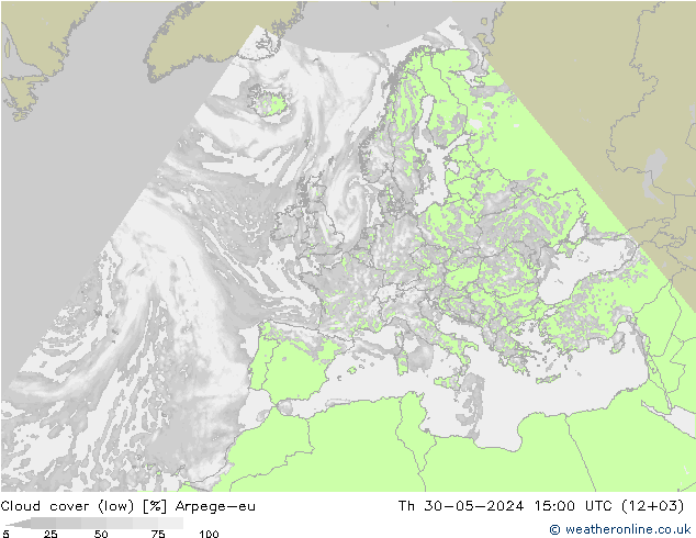 Wolken (tief) Arpege-eu Do 30.05.2024 15 UTC