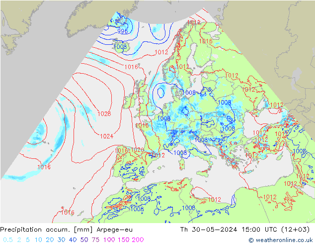 Nied. akkumuliert Arpege-eu Do 30.05.2024 15 UTC