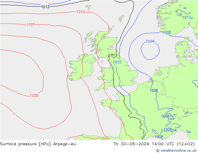 pression de l'air Arpege-eu jeu 30.05.2024 14 UTC