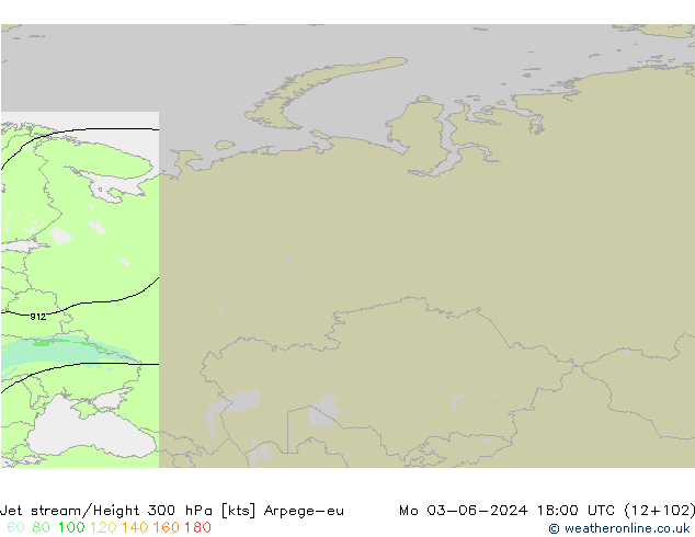 Corrente a getto Arpege-eu lun 03.06.2024 18 UTC