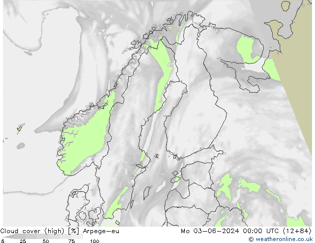 Wolken (hohe) Arpege-eu Mo 03.06.2024 00 UTC