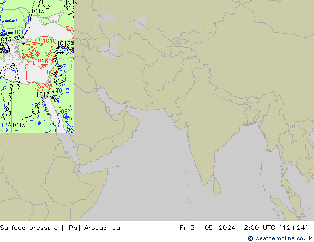 ciśnienie Arpege-eu pt. 31.05.2024 12 UTC