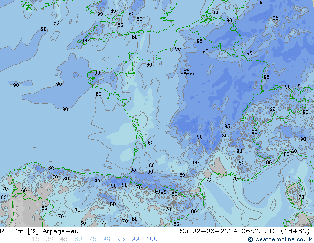 2m Nispi Nem Arpege-eu Paz 02.06.2024 06 UTC