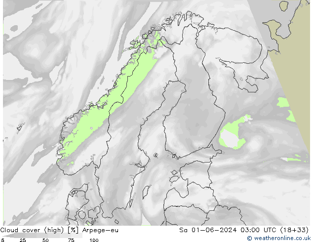 облака (средний) Arpege-eu сб 01.06.2024 03 UTC