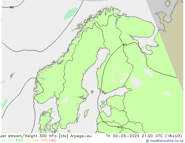 Jet Akımları Arpege-eu Per 30.05.2024 21 UTC