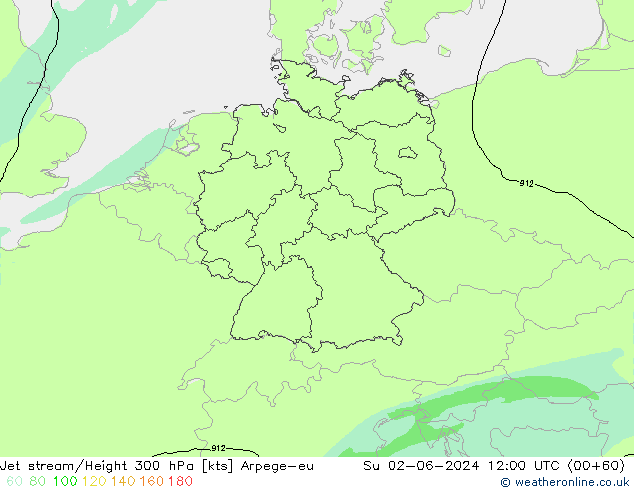 Courant-jet Arpege-eu dim 02.06.2024 12 UTC