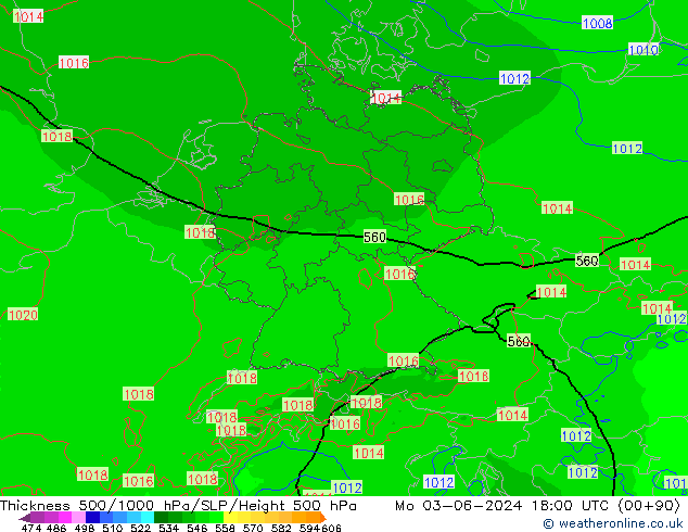 Thck 500-1000hPa Arpege-eu  03.06.2024 18 UTC