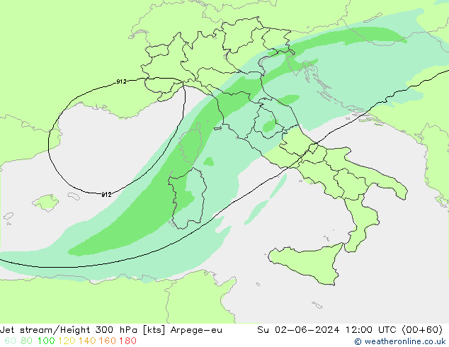 Prąd strumieniowy Arpege-eu nie. 02.06.2024 12 UTC