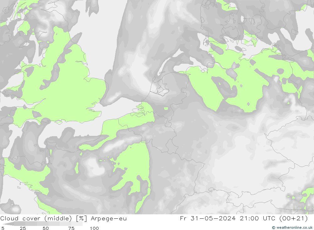 Bulutlar (orta) Arpege-eu Cu 31.05.2024 21 UTC