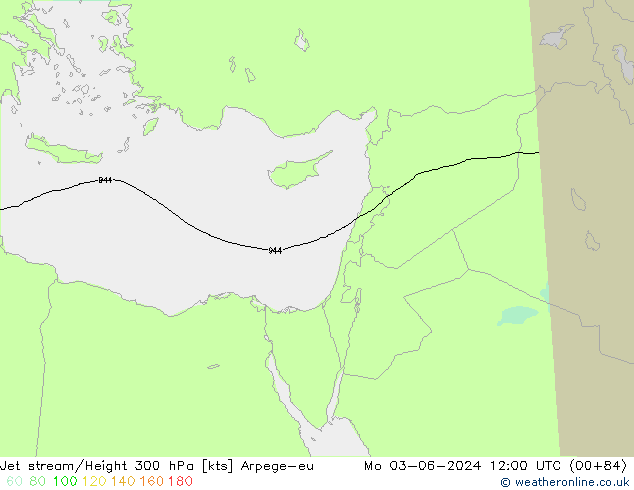 Prąd strumieniowy Arpege-eu pon. 03.06.2024 12 UTC