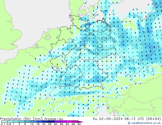  (6h) Arpege-eu  02.06.2024 12 UTC