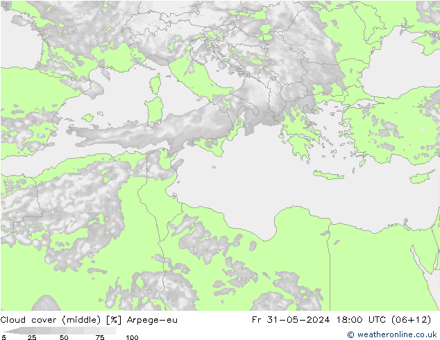 Nubes medias Arpege-eu vie 31.05.2024 18 UTC