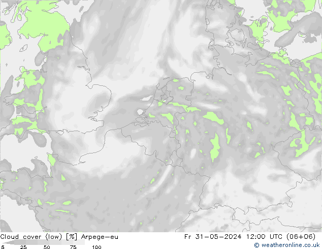 Nubes bajas Arpege-eu vie 31.05.2024 12 UTC