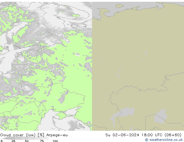 nuvens (baixo) Arpege-eu Dom 02.06.2024 18 UTC