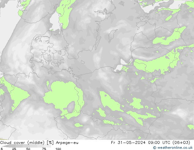 Bulutlar (orta) Arpege-eu Cu 31.05.2024 09 UTC