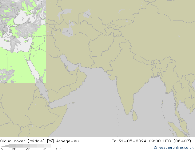 Bewolking (Middelb.) Arpege-eu vr 31.05.2024 09 UTC