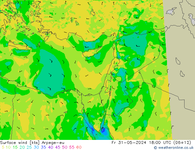  10 m Arpege-eu  31.05.2024 18 UTC