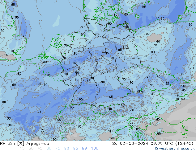 2m Nispi Nem Arpege-eu Paz 02.06.2024 09 UTC