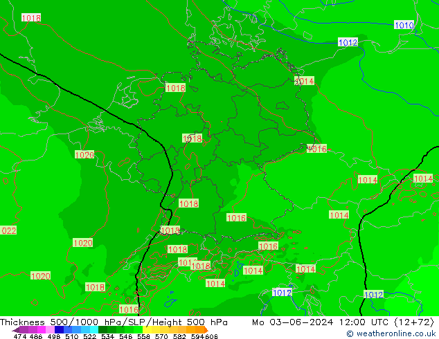 Thck 500-1000hPa Arpege-eu Po 03.06.2024 12 UTC