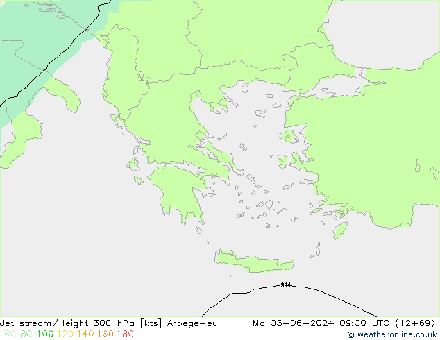 Courant-jet Arpege-eu lun 03.06.2024 09 UTC