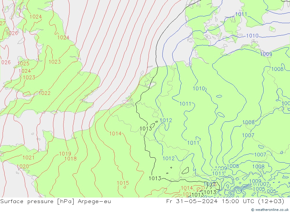 ciśnienie Arpege-eu pt. 31.05.2024 15 UTC