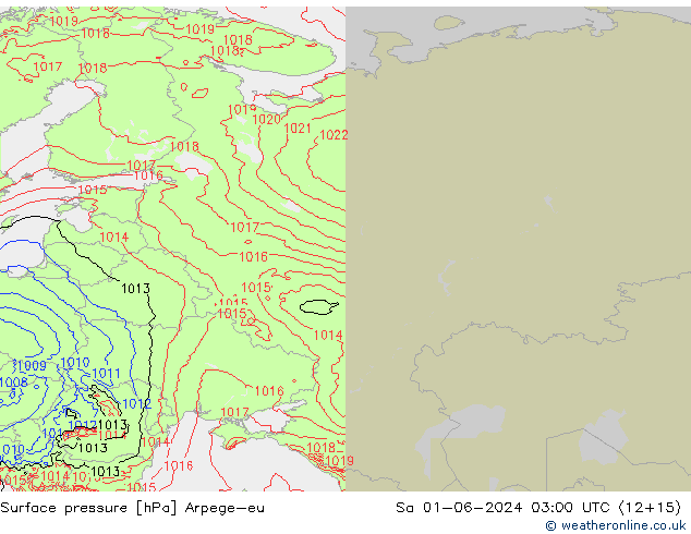 ciśnienie Arpege-eu so. 01.06.2024 03 UTC